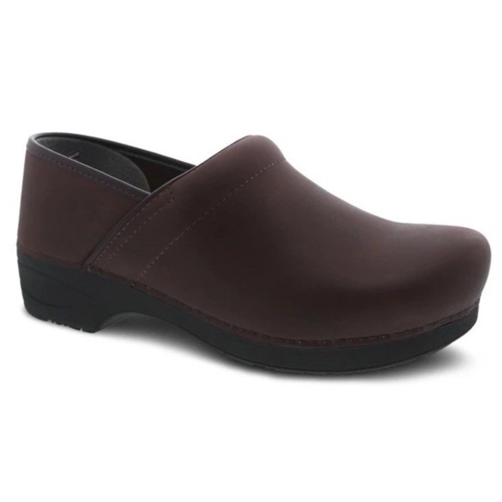 DANSKO Men's BROWN LEATHER‎ CLOGS Size 47 EU DENMARK Medical